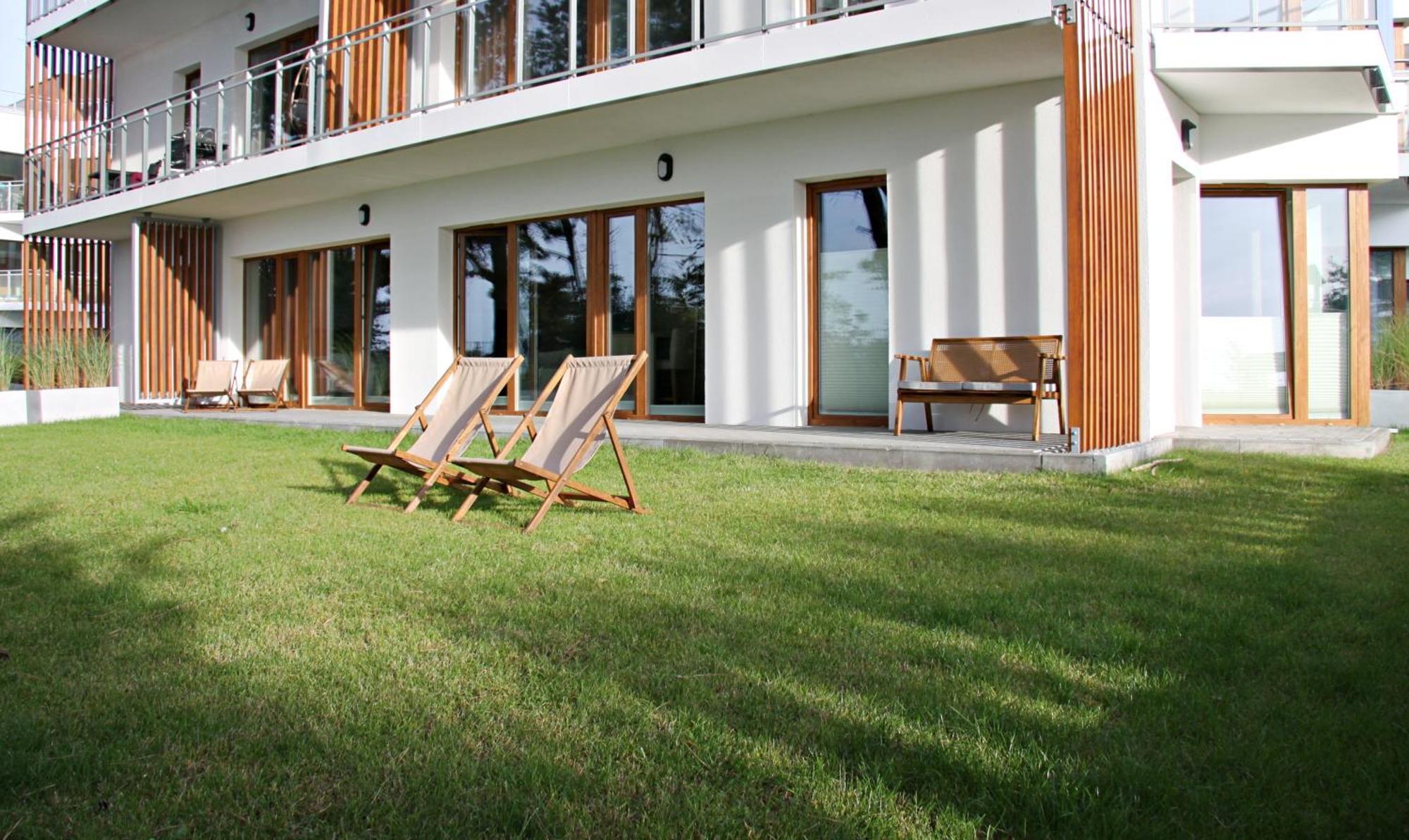 Let'S Sea - 2 Bedroom - Premium Baltic Apartment With Front Sea View Garden And Spa Access Gąski 外观 照片