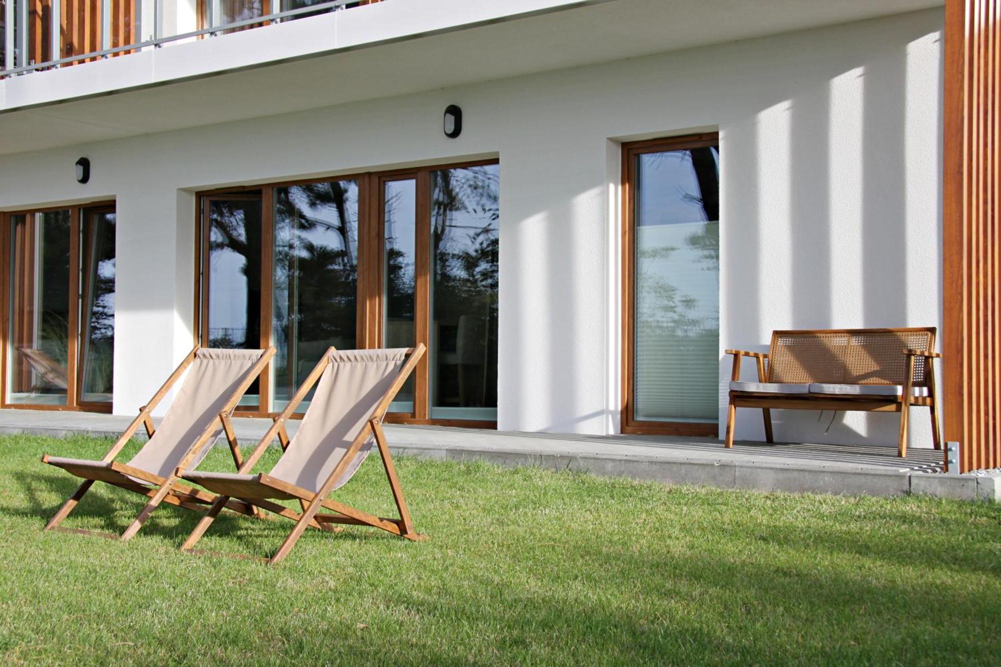 Let'S Sea - 2 Bedroom - Premium Baltic Apartment With Front Sea View Garden And Spa Access Gąski 外观 照片