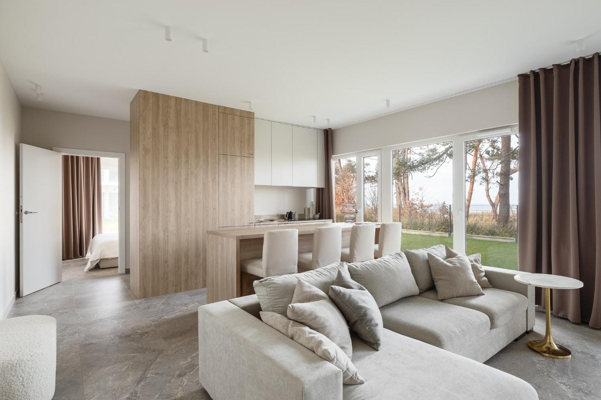 Let'S Sea - 2 Bedroom - Premium Baltic Apartment With Front Sea View Garden And Spa Access Gąski 外观 照片