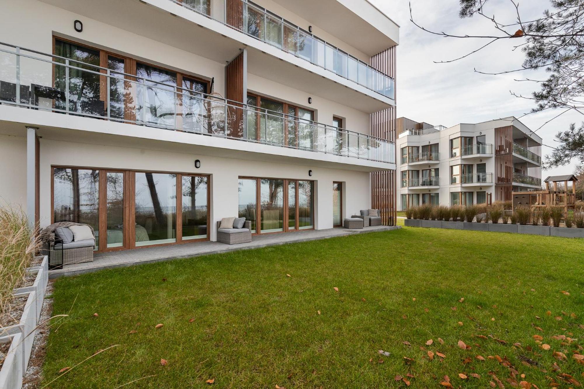 Let'S Sea - 2 Bedroom - Premium Baltic Apartment With Front Sea View Garden And Spa Access Gąski 外观 照片