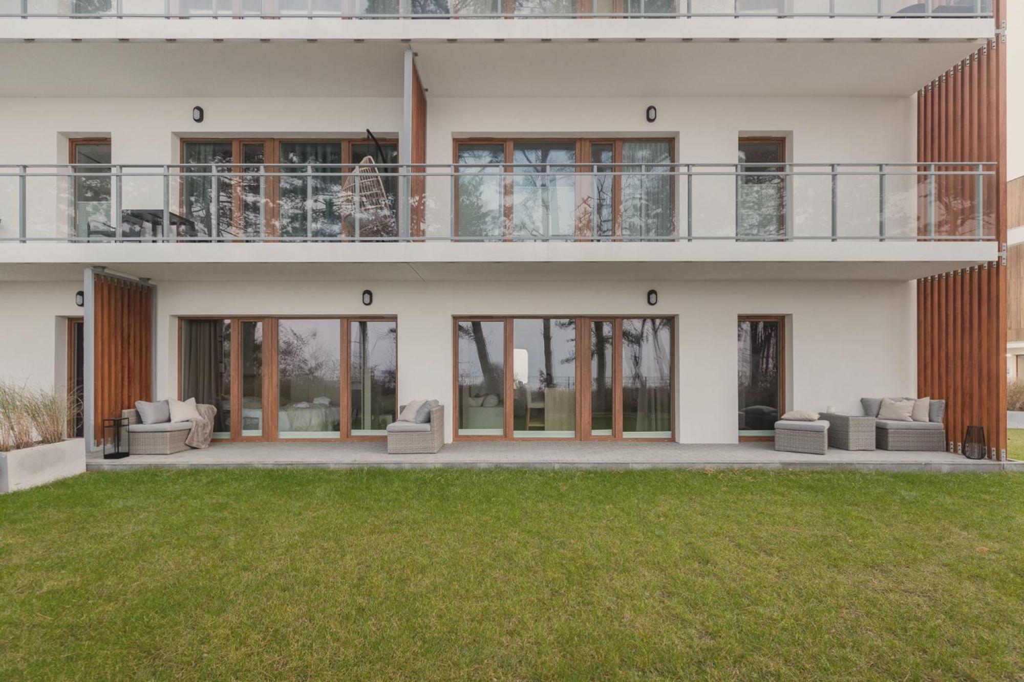 Let'S Sea - 2 Bedroom - Premium Baltic Apartment With Front Sea View Garden And Spa Access Gąski 外观 照片